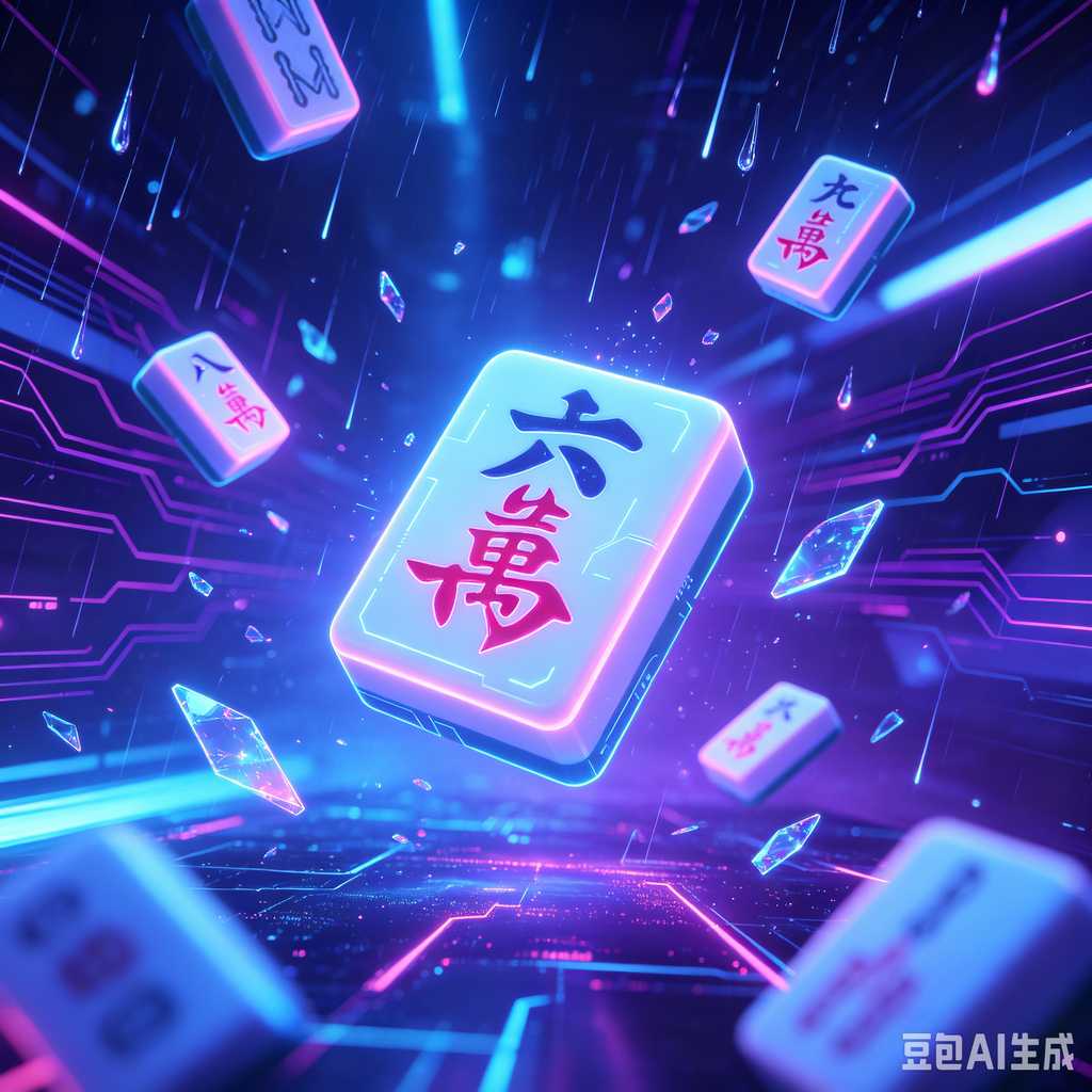 unique text mahjong tiles design