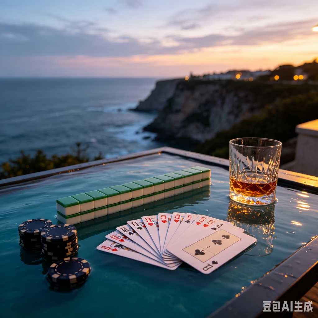 decorative text mahjong set